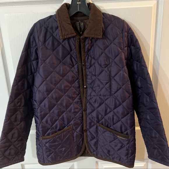 LAVENHAM -Purple/Brown Lightweight MacPhee Jacket Sz 36/Small - Picture 2 of 12